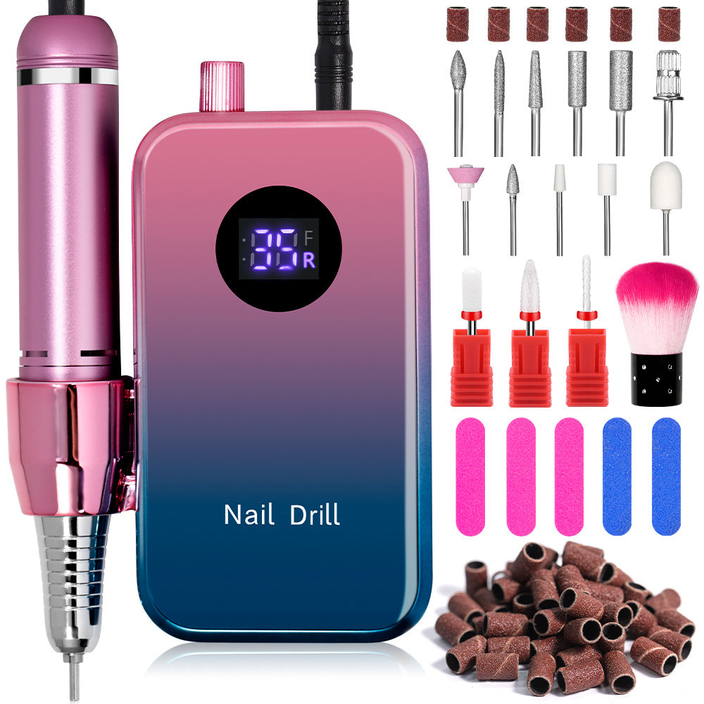Portable Nail Polishing Machine Long Standby Rechargeable High Power