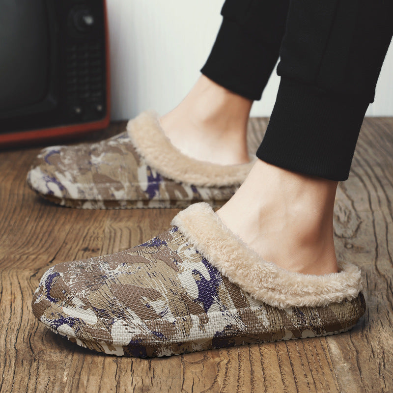 Indoor Home Thick-soled Warm Men's Home Winter Non-slip