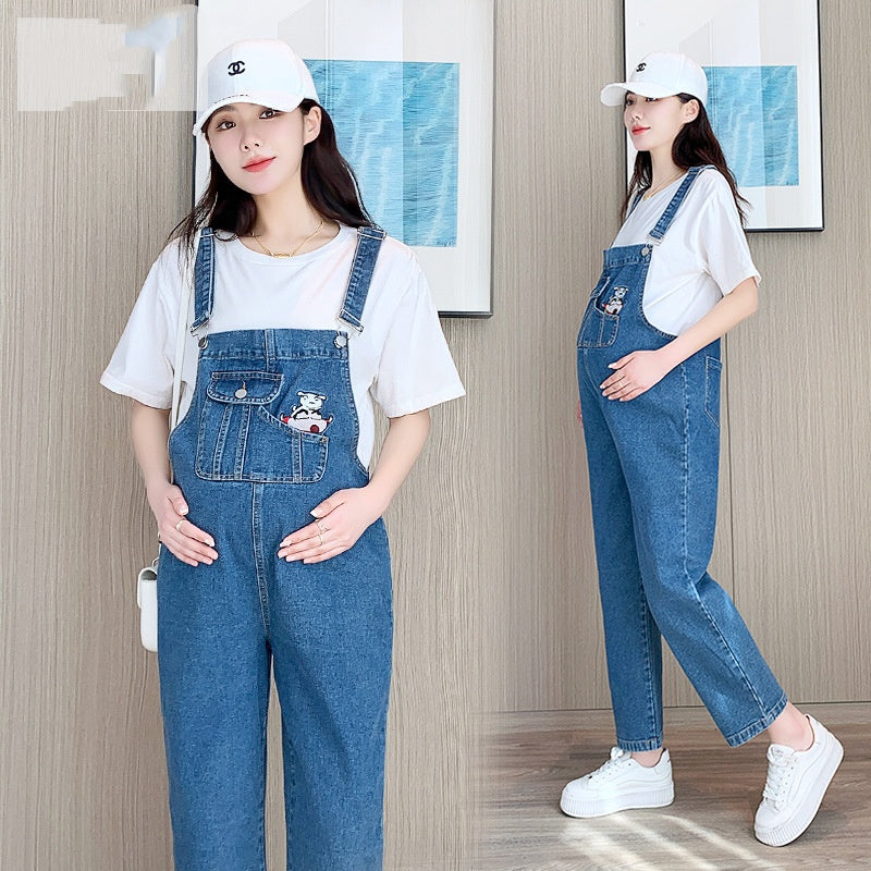 Maternity Overalls Spring And Autumn Fashion Loose-fitting Suitable For Outdoor Wear