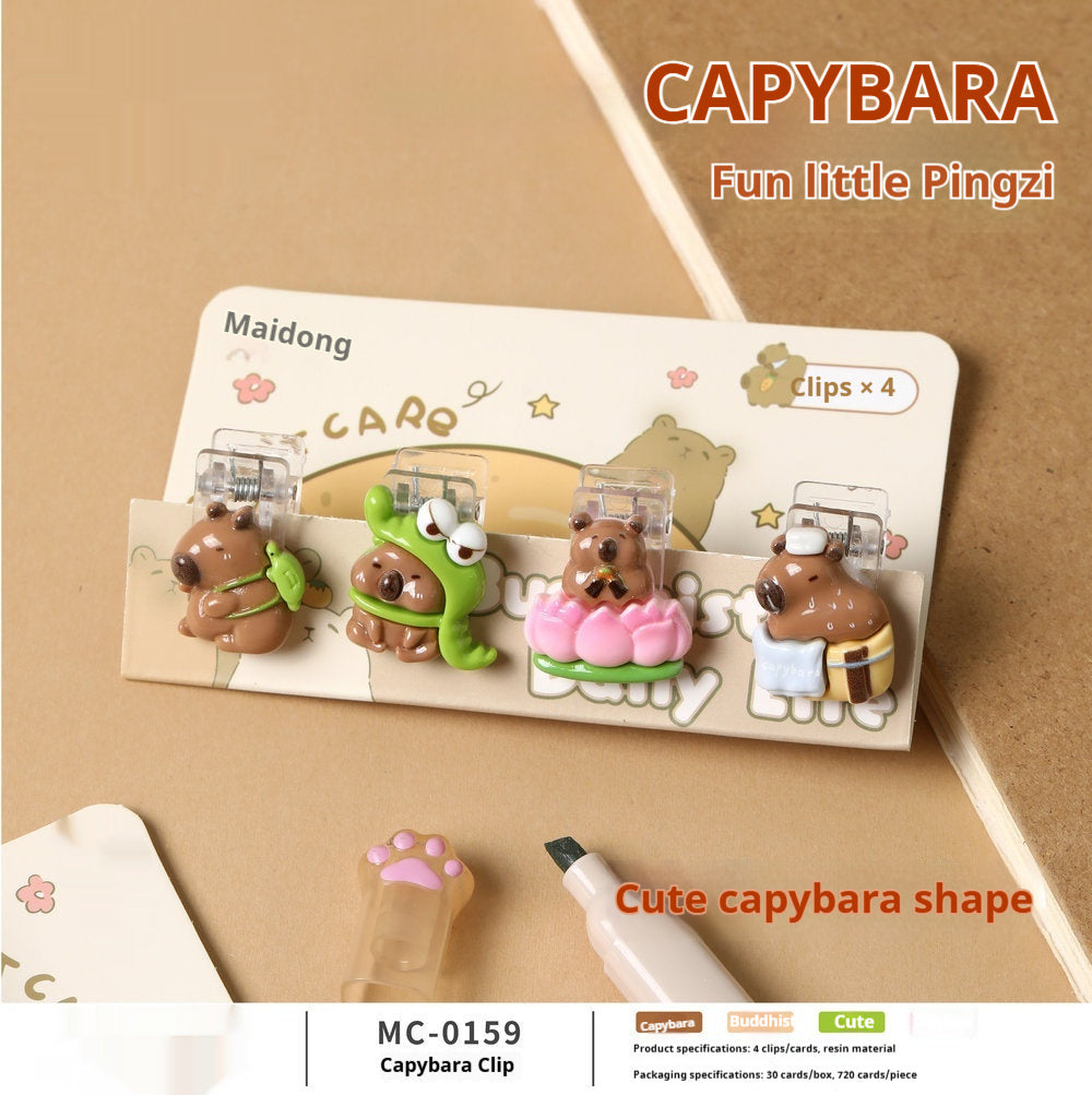 Cartoon Fashion Creative Portable Acrylic Barrettes