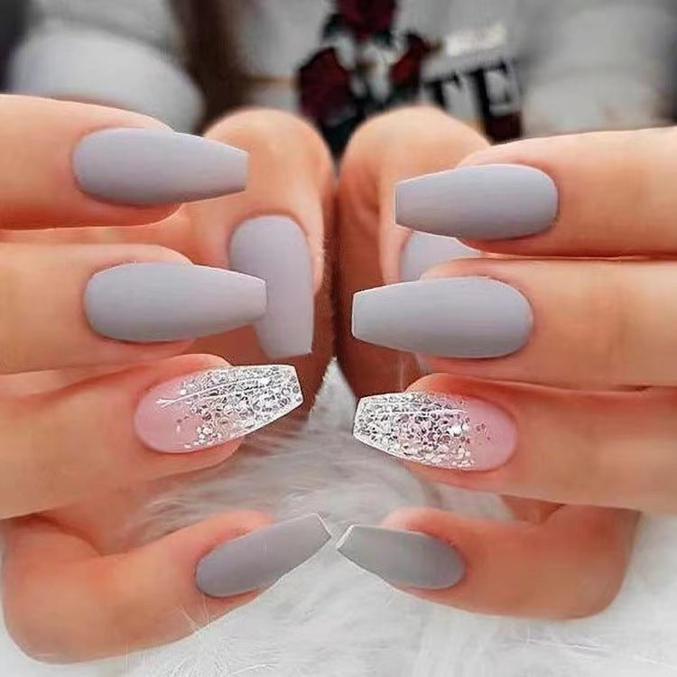 Removable Wear Nail Art Ballet A Fake Nail Patch