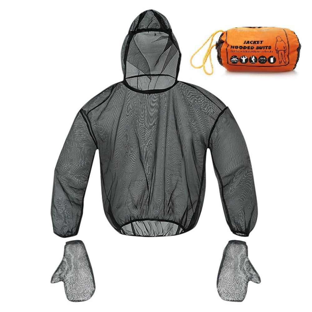 Anti-mosquito In Summer Insect Mosquito Net Outdoor Lightweight Breathable Jacket