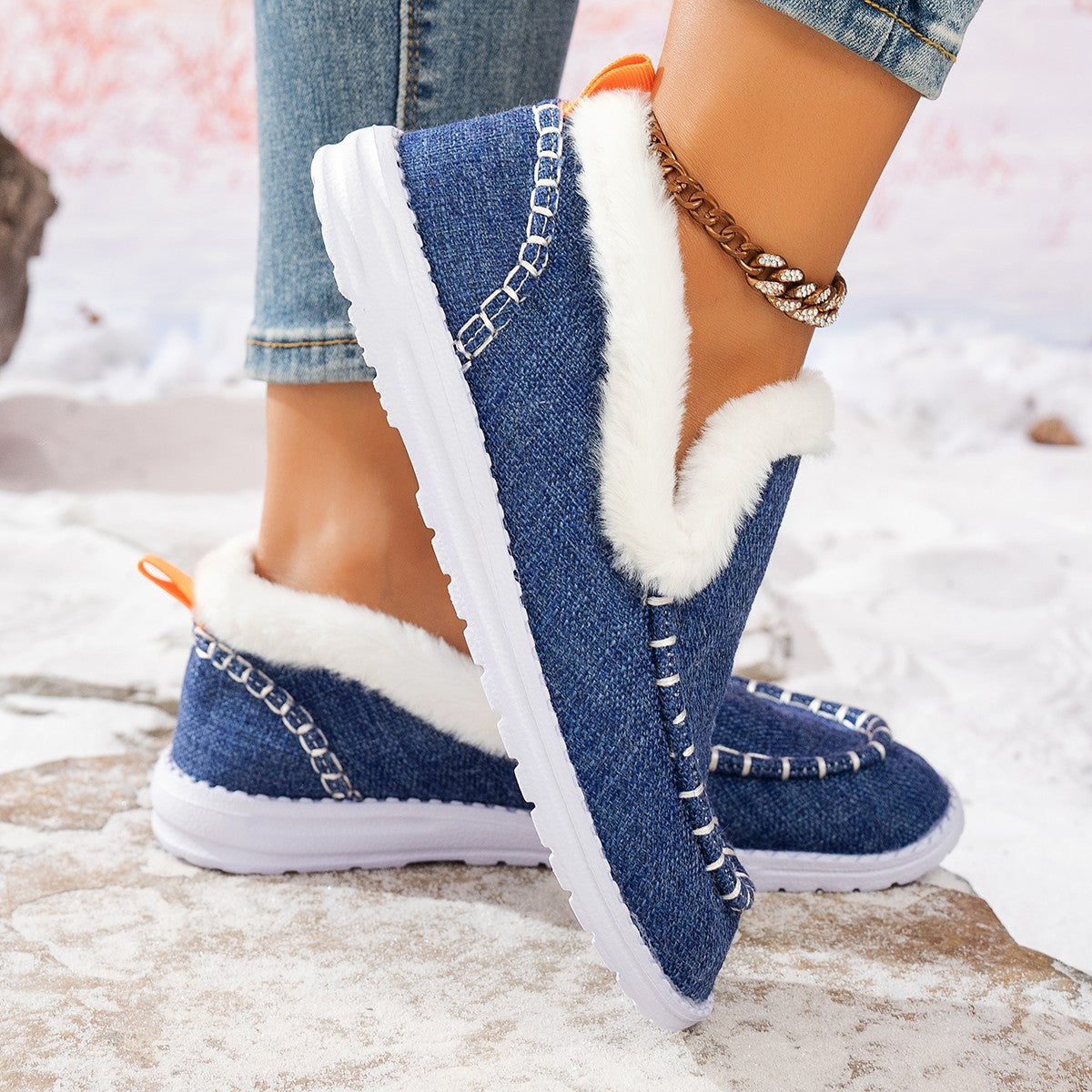 Thickened Indoor Leisure Home Warm Top Snow Boots