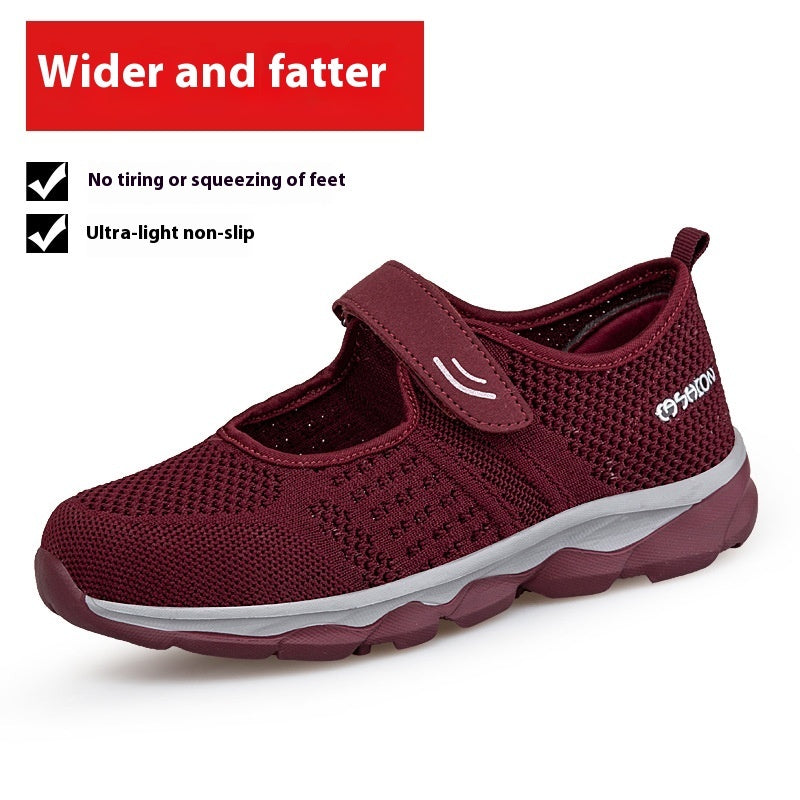 Soft-soled Square-mouth Cloth Shoes For Hallux Valgus