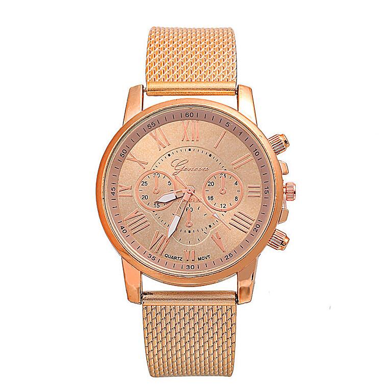 PVC multi-color face bracelet watch Roman digital face quartz watch WISH hot sale ladies Geneva watch