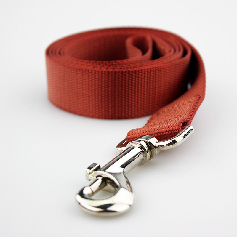 Solid Color Dog Hand Holding Rope Single Rope Nylon