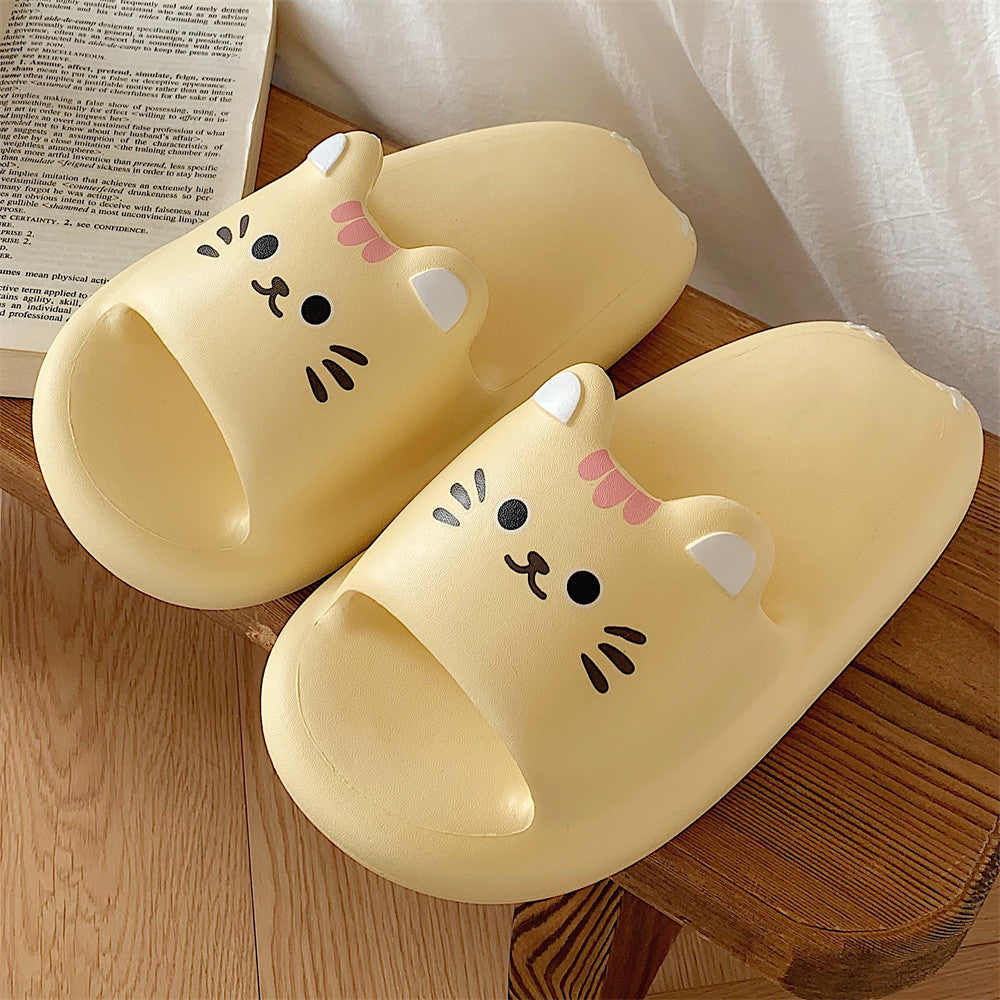Women's Casual Home Cute Kitty Slippers