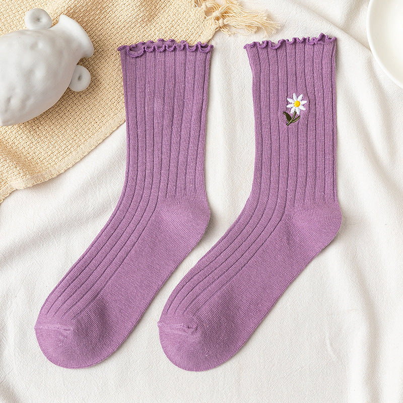 Maternity high tube socks