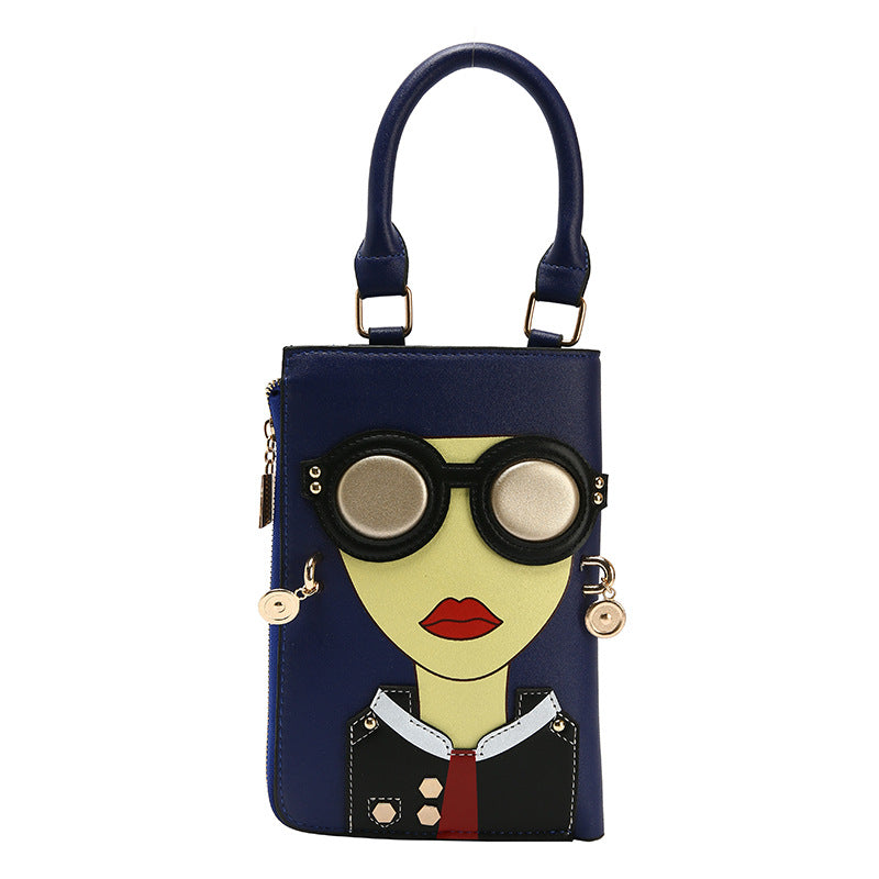 Versatile one-shoulder small square bag new