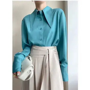Tipsy French Style High-grade Women's Early Autumn Down Shirt