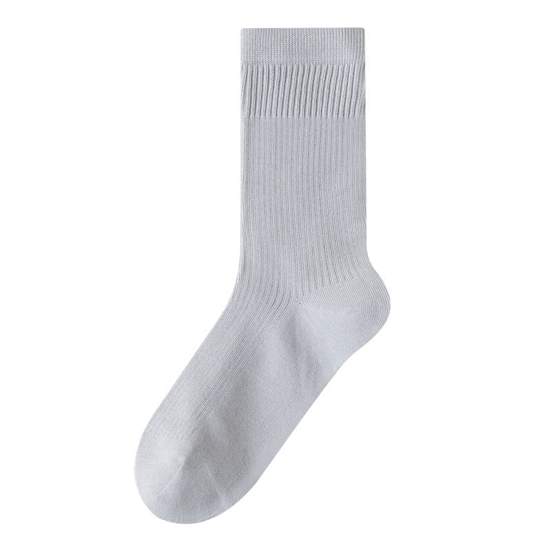Women's Cotton Macarons Solid Color Socks