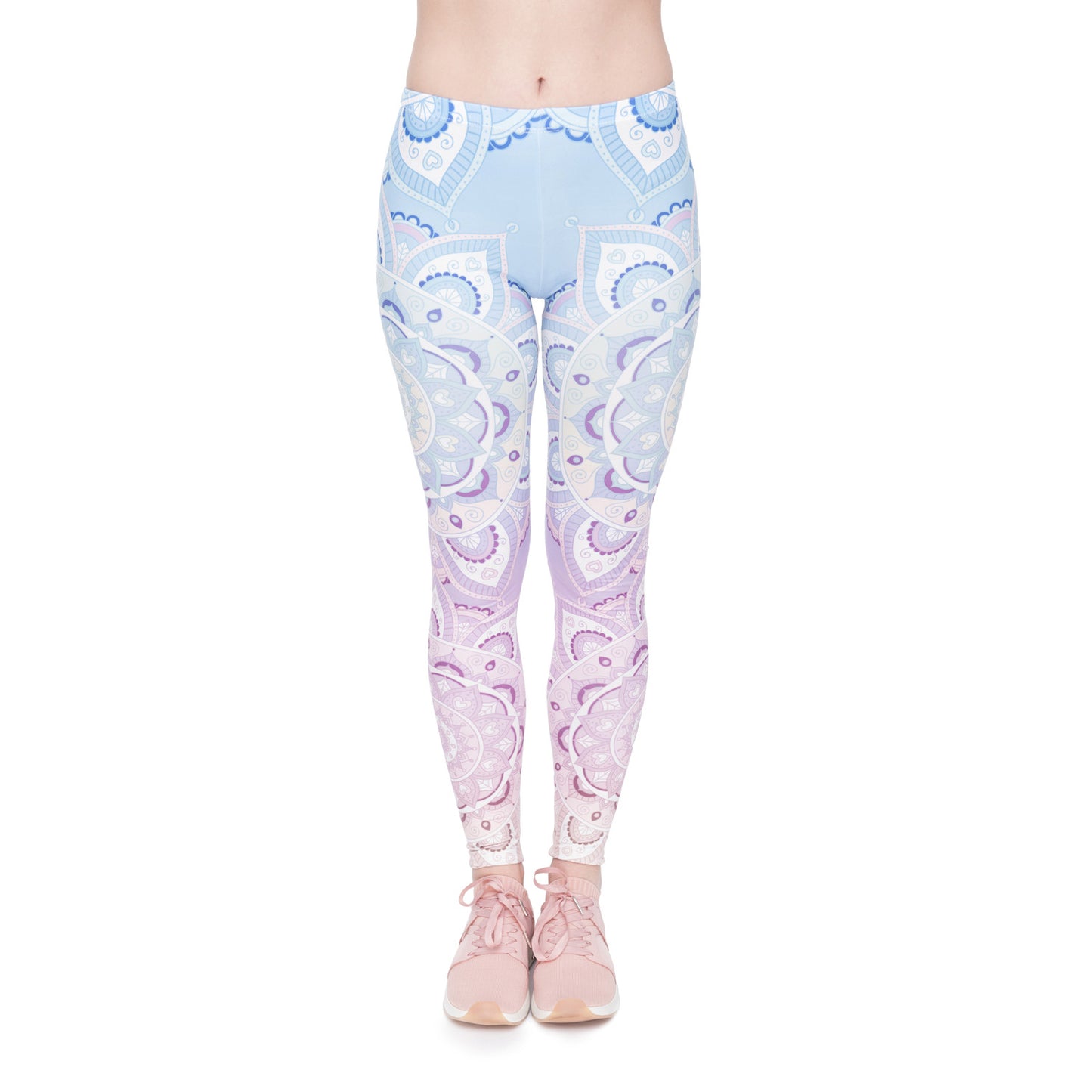 Digital printed cropped trousers