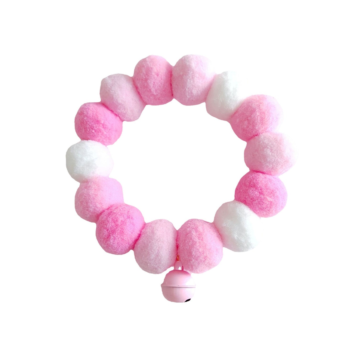 Pet Fur Ball Collar Cat Ornament Bell