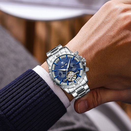 Full-automatic Steel Belt Star Sea Mechanical Watch