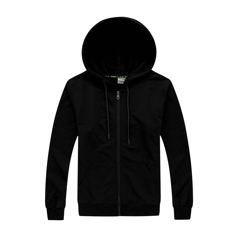 Thin Hooded Zipper Sweatshirt Workwear Jacket