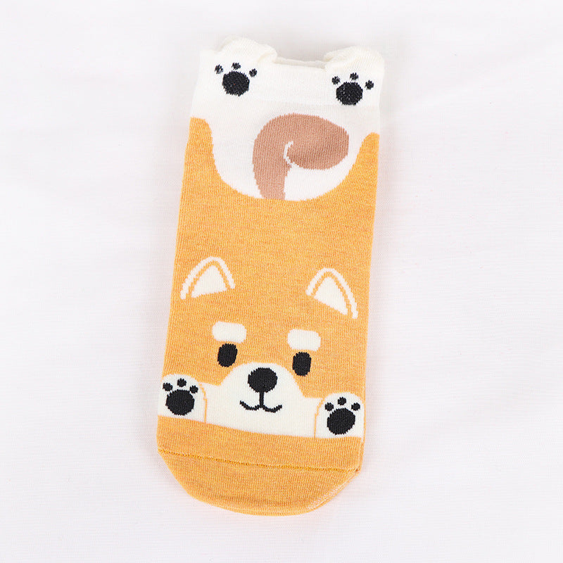 10pcs Cartoon three-dimensional socks