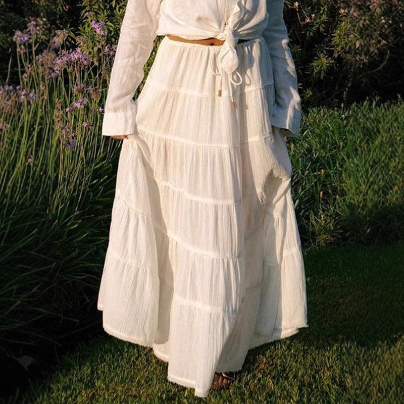 Fashionable Casual A-Line Cake Skirt For Women