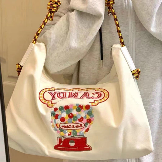 Women's Cute Niche Canvas Bag All Match Commuting