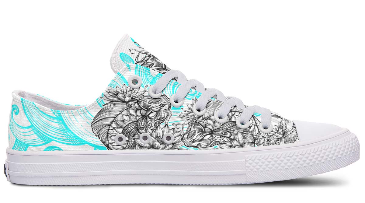 Fashion Print Couple Low-Top Canvas Shoes