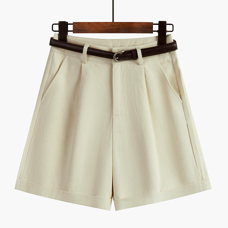 The New Korean Version Of The Small Straight All-match White Wide-leg Pants