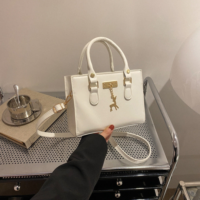 Women's Fashion Small Solid Color Square Bag