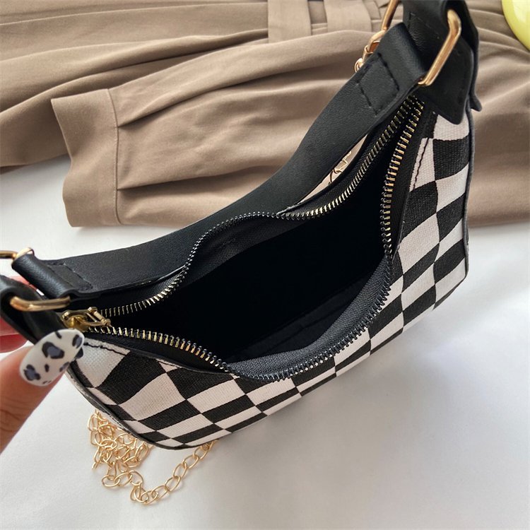 Mini Textured Underarm Portable Crossbody Bag