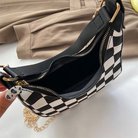 Mini Textured Underarm Portable Crossbody Bag