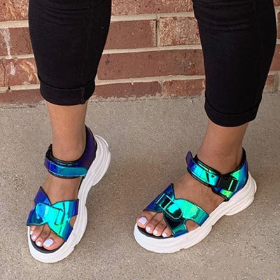 Large Size Women's Shoes Summer Sandals European And American Platform Sandals In Stock