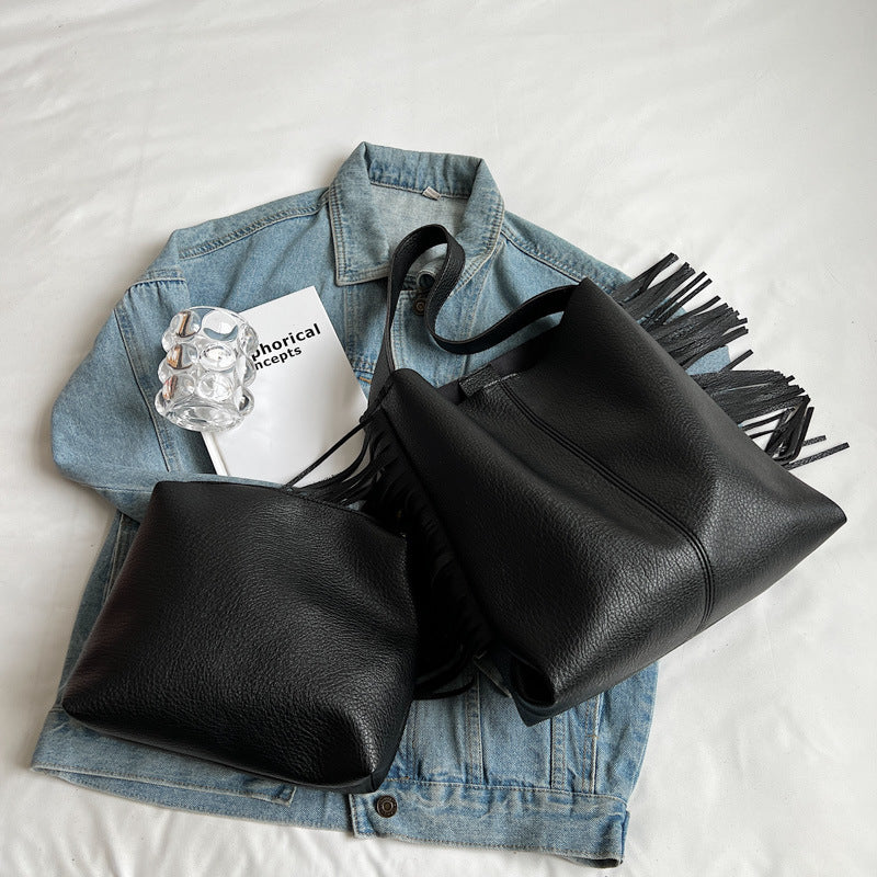 Women's Vintage Large Capacity Tote Shoulder Bag