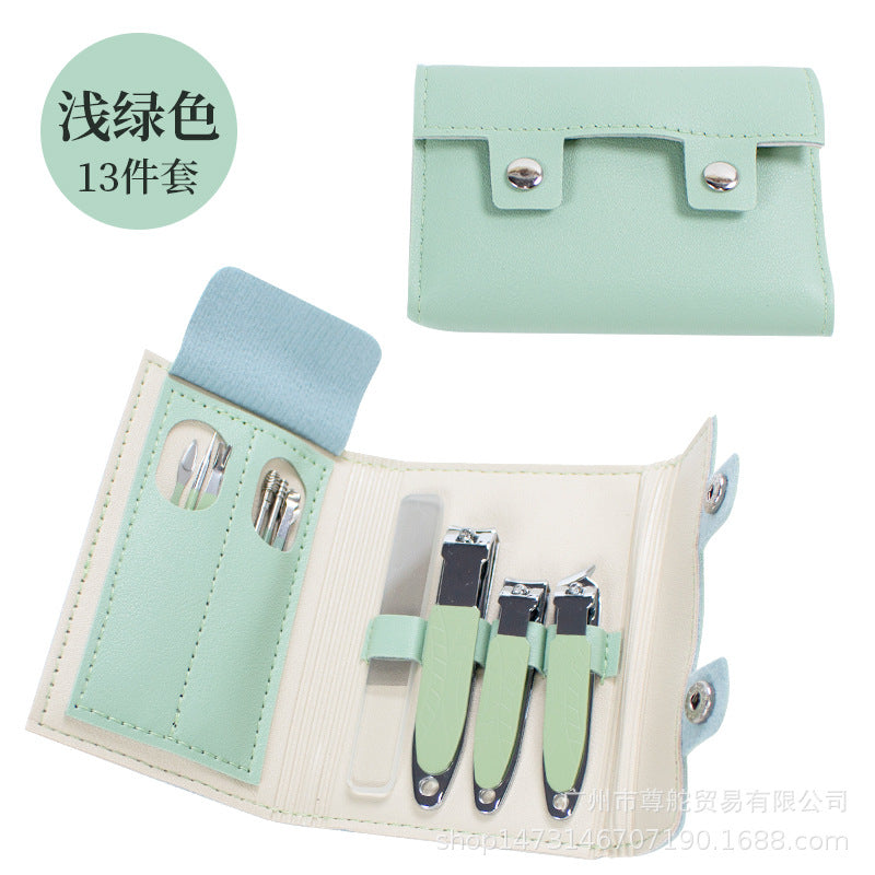 Stainless Steel Manicure Implement Nail Clippers Full Set