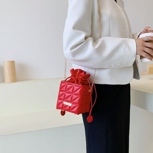 Fashion Messenger Skulder Spandtaske med Kæde