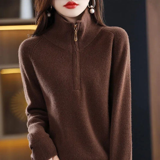 Loose-fitting Versatile And Figure-flattering Sweater For Women