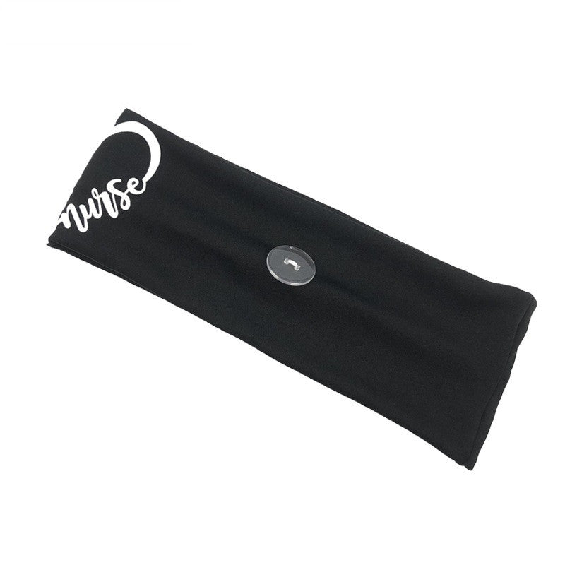 Milk Silk Mask Button Hair Band