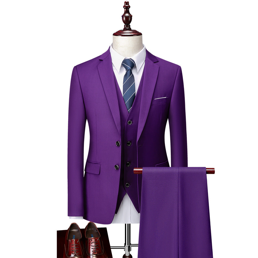 Suit Men's Bridegroom Business Casual Suit Vest