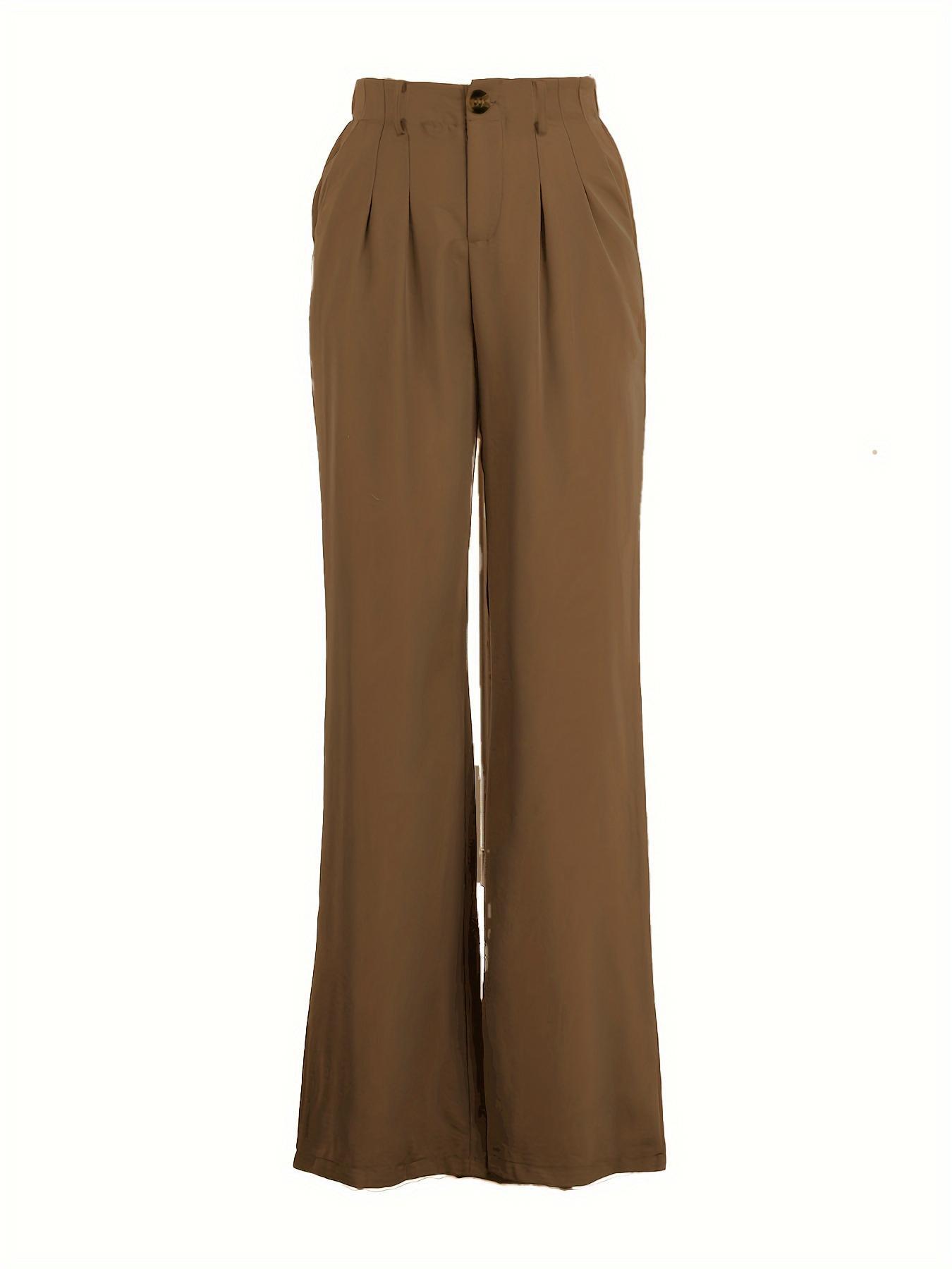 Women's High-waisted Straight-leg Loose-fit Versatile Casual Pants