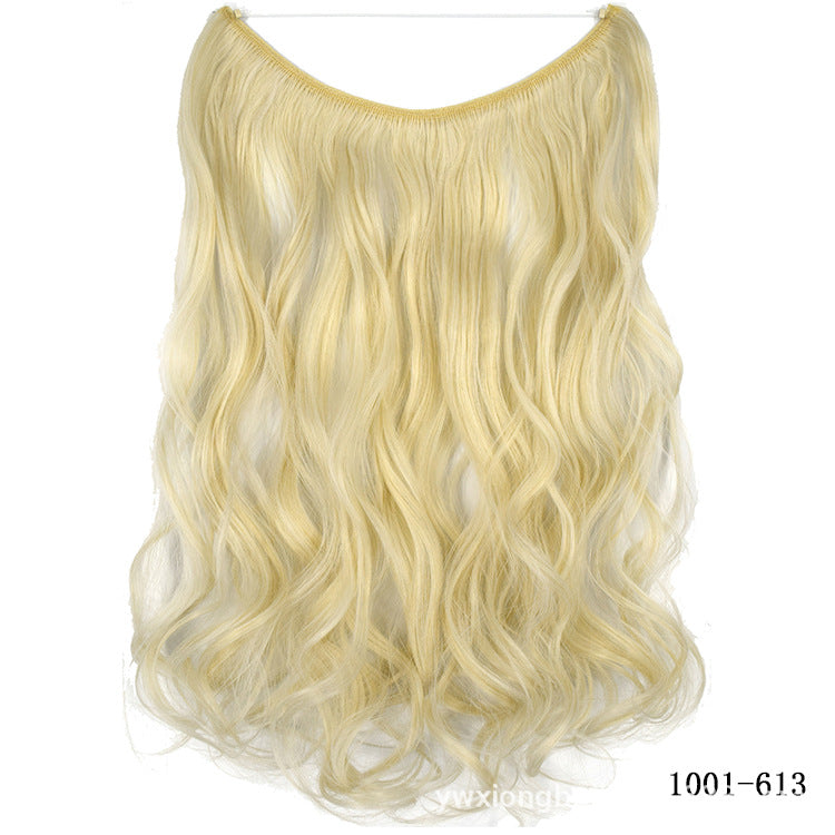 Women's One-piece Seamless Hair Extension Wig Set