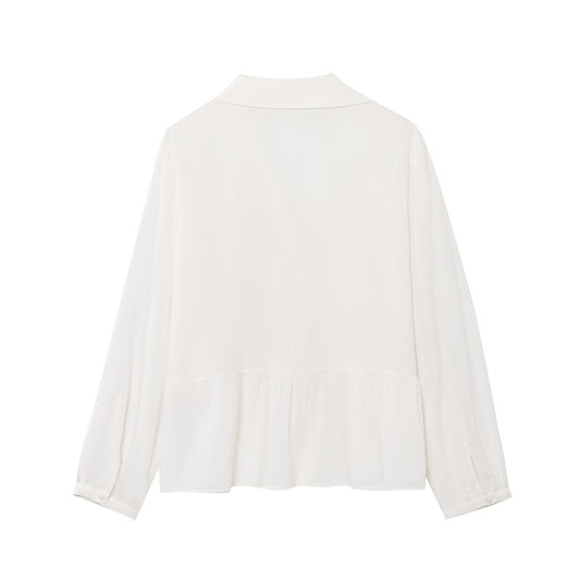 Linen Blended Vacation Style Shirt