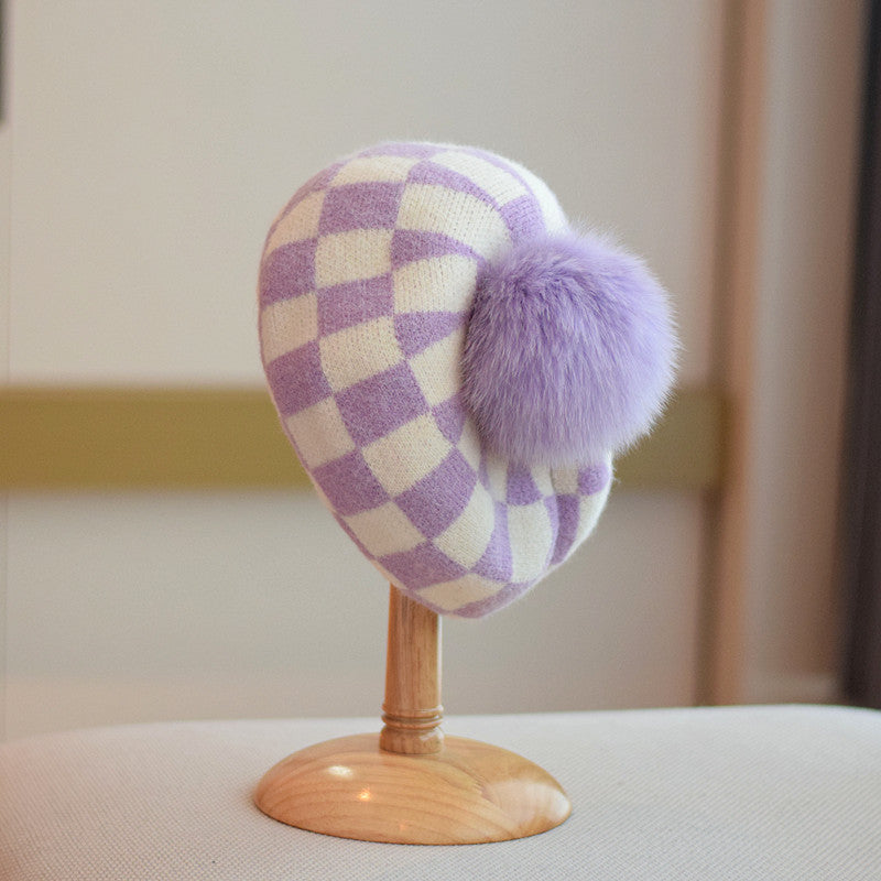 Fransk Retro Baret med Tern til Kvinder
