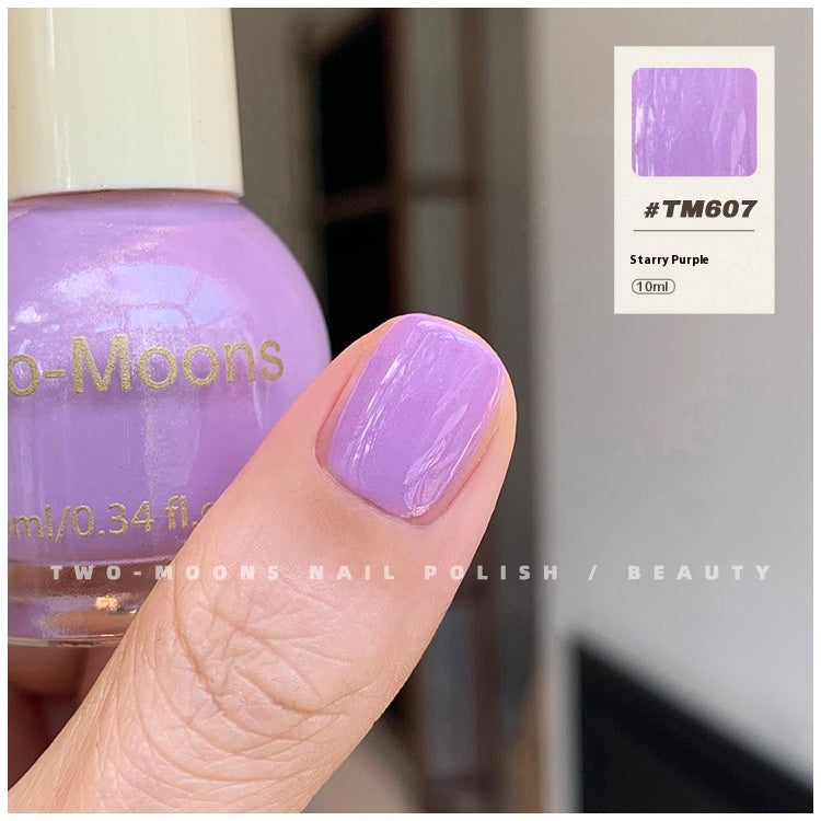 Pure Color Sequins Nail Polish Baking-free And Tear-free