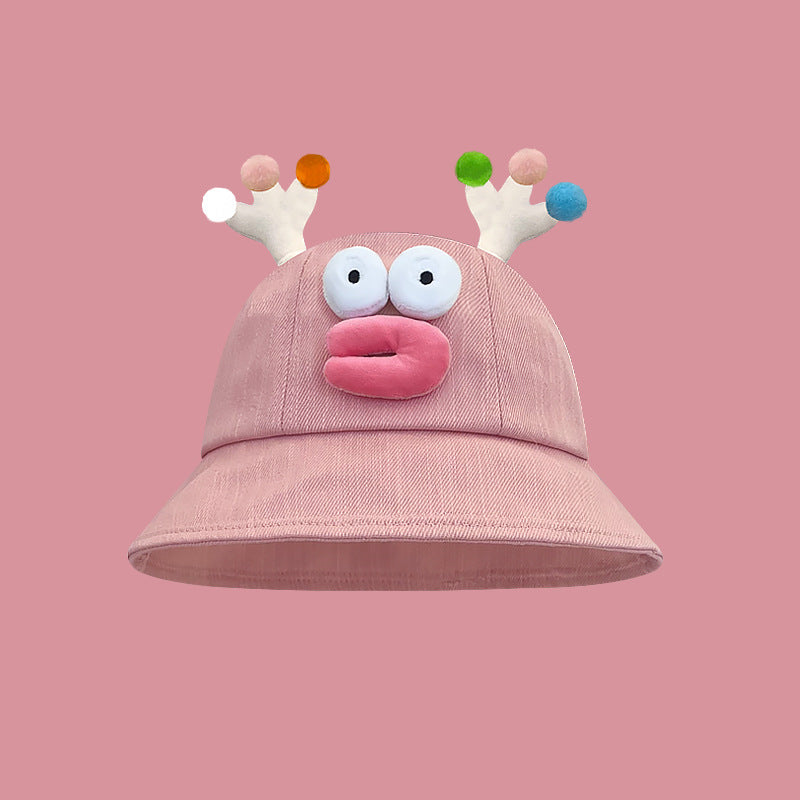 Spring And Summer Cute New Cartoon Frog Fisherman Hat