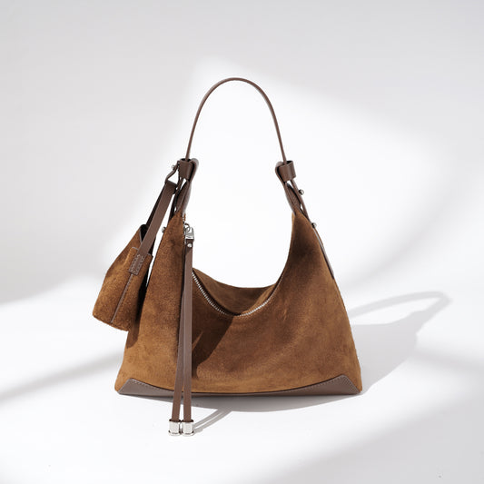 Velvet Simple All-match Commute Sense Shoulder Messenger Bag