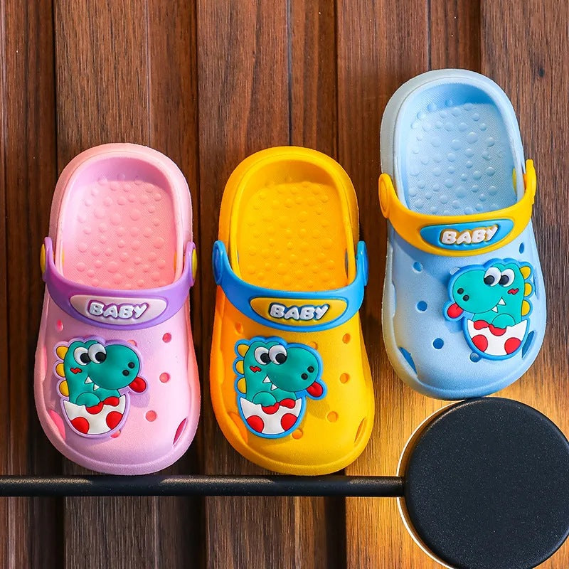 Children's Indoor Non-slip Toe-cap Slippers