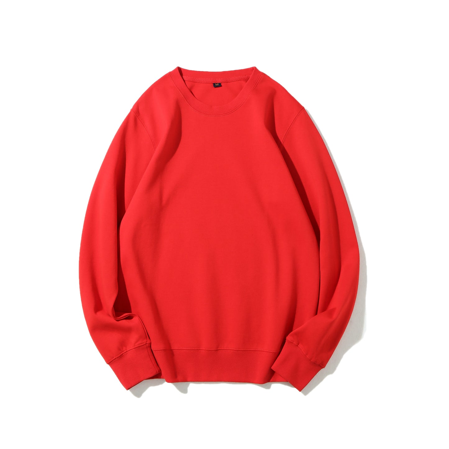 Solid Healthy Round Neck Sweater Long Sleeve