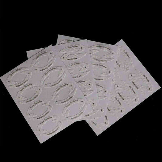 Eyeliner Makeup Template Stickers 4 Cards Pack