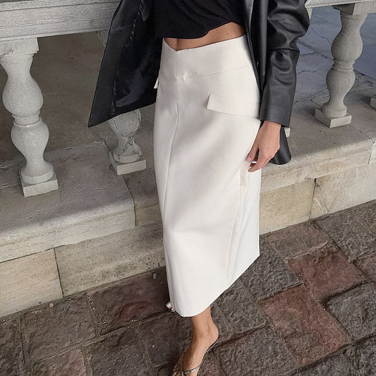 Women's All-Match Casual Long A-Line Skirt
