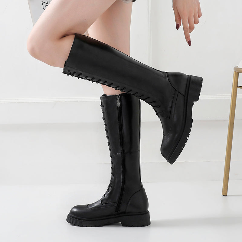 All-in-one Snow Boots High Wool Women's Winter Plus Velvet