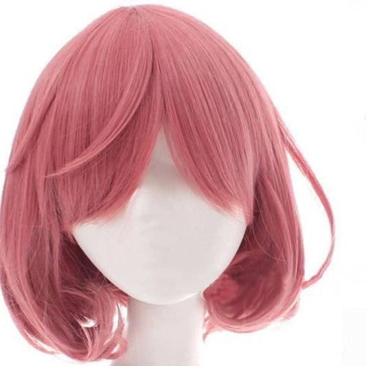 Cherry Blossom powder curled and thickened wig