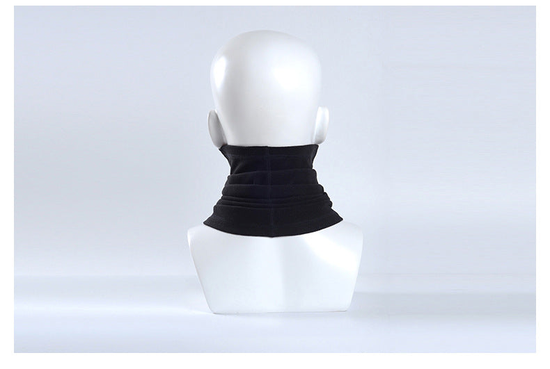 Ski half face cold winter warm hooded scarf