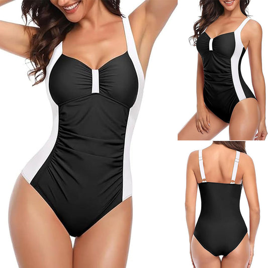 Solid-color Swimwear In European And American Styles