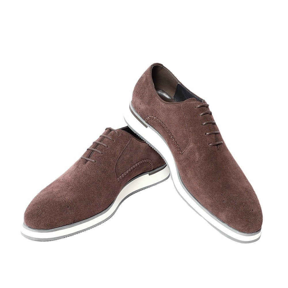 British Style Suit Business Formal Wear Leather Shoes